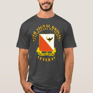 15th Signal Brigade DUI Veteran X T-Shirt