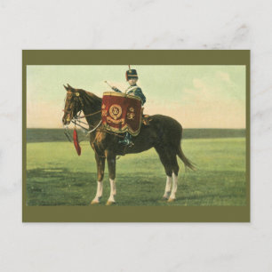 15th The King's Hussars Little Drummer boy Postcard