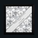 15th Wedding Anniversary, Crystal  Gift Box<br><div class="desc">This lovely anniversary gift box has been designed for a fifteenth,  wedding anniversary,  which is traditionally crystal. It features a background of crystal and editable text to make it truly personal. Lovely to hold a special gift for a husband,  wife,  or a couple celebrating this special anniversary.</div>