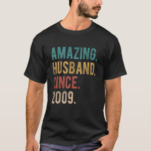 15th Wedding Anniversary Epic Amazing Husband Sinc T-Shirt