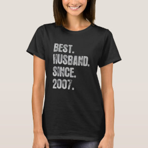 15th Wedding Anniversary For Him Best Husband Sinc T-Shirt