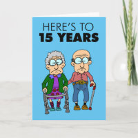 15th Wedding Anniversary Growing Old