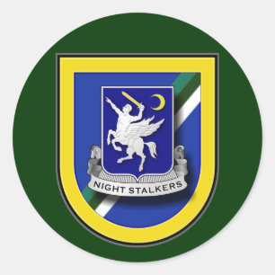 160th Aviation - Special Operations - Airborne 1 Classic Round Sticker