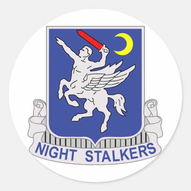 160th SOAR Classic Round Sticker (Front)
