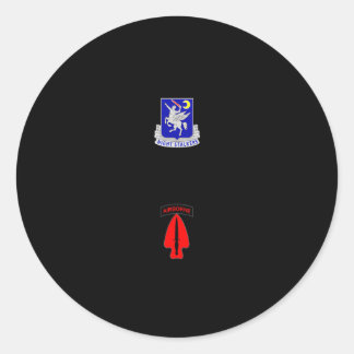 160Th Soar Night Stalkers Classic Round Sticker