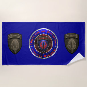 160th Special Operations Aviation NIGHT STALKERS Beach Towel