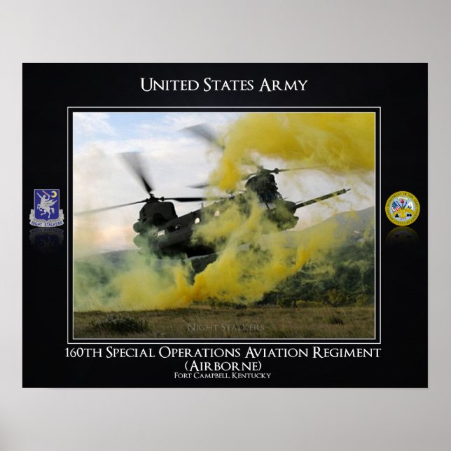 160th Special Operations Aviation Regiment Poster (Front)