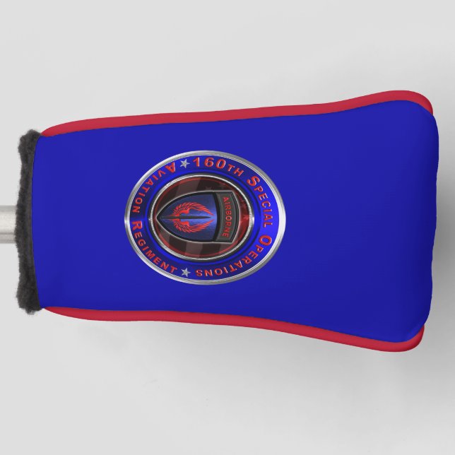 160th Special Operations Aviation Regiment “SOAR”  Golf Head Cover (Front)