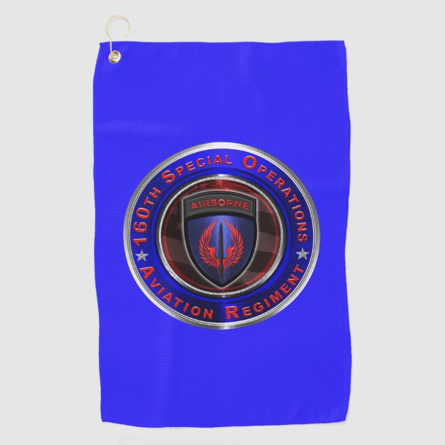 160th Special Operations Aviation Regiment “SOAR”  Golf Towel (Front)