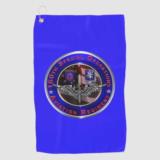 160th Special Operations Aviation Regiment “SOAR” Golf Towel (Front)
