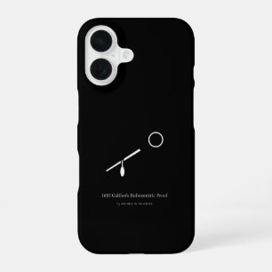1610 Galileo's Heliocentric Proof Minimalist iPhone 16 Case