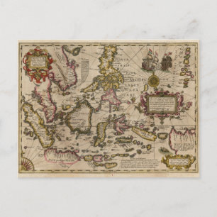 1613 Renaissance Map Postcard
