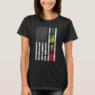 1619 Our Ancestors African American Pride Black Hi T-Shirt