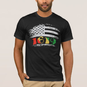 1619 Our Ancestors African Pride Black History T-Shirt