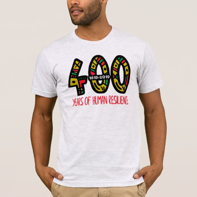 1619 Our Ancestors Project 400 Years Of Human T-Shirt (Front)