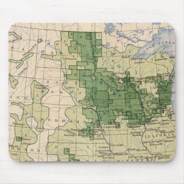 161 Barley/sq mile Mouse Pad (Front)