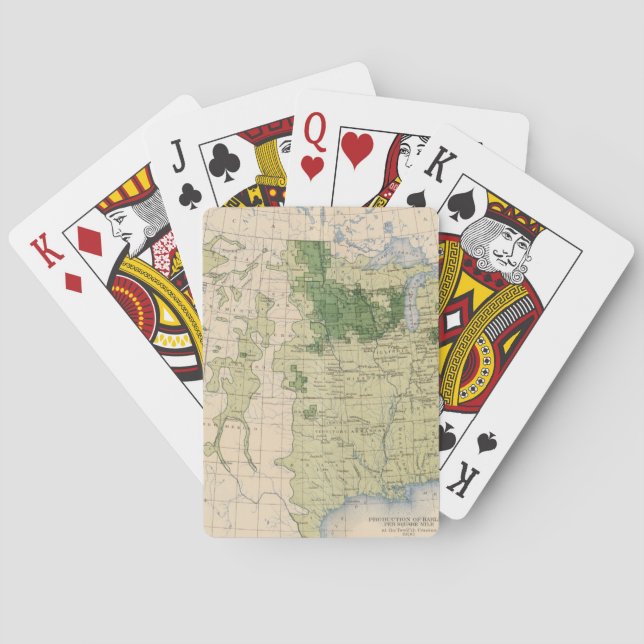 161 Barley/sq mile Playing Cards (Back)