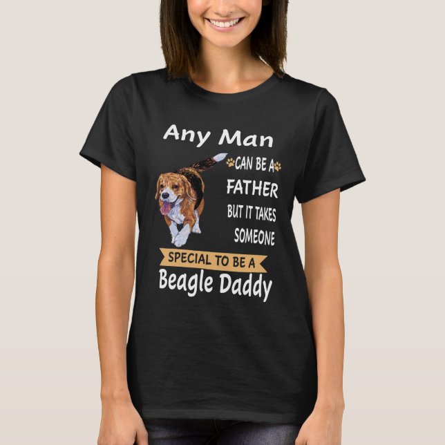 162 Any Man - Beagle Daddy T-Shirt (Front)