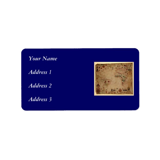 1633 Atantic Ocean Portolan Chart - Pascoal Roiz Label (Front)