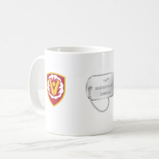 164th Military Police Co Dog Tag Coffee Mug