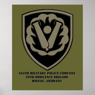 164th Military Police Co Poster