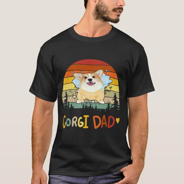 165 Corgi Dad T-Shirt (Front)
