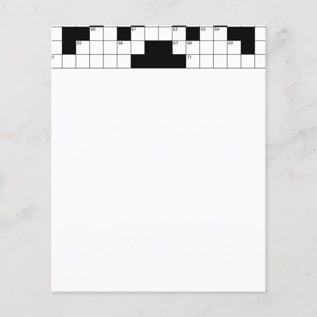16640-crossword-puzzle-vector CROSSWORD PUZZLE VEC Flyer (Front)