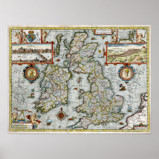 1676 Kingdom of Great Britain and Ireland Poster