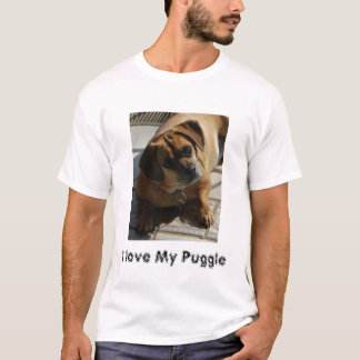 167, I love My Puggle T-Shirt