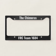 1684 License Plate Frame