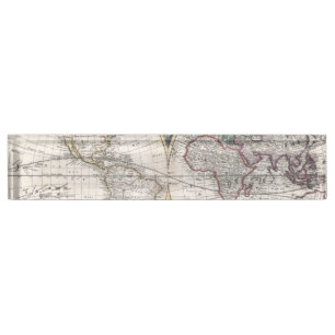 1685 Bormeester Map of the World Nameplate