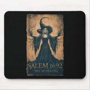 1692 They Missed One Halloween Feminist Witch Tria Mouse Pad
