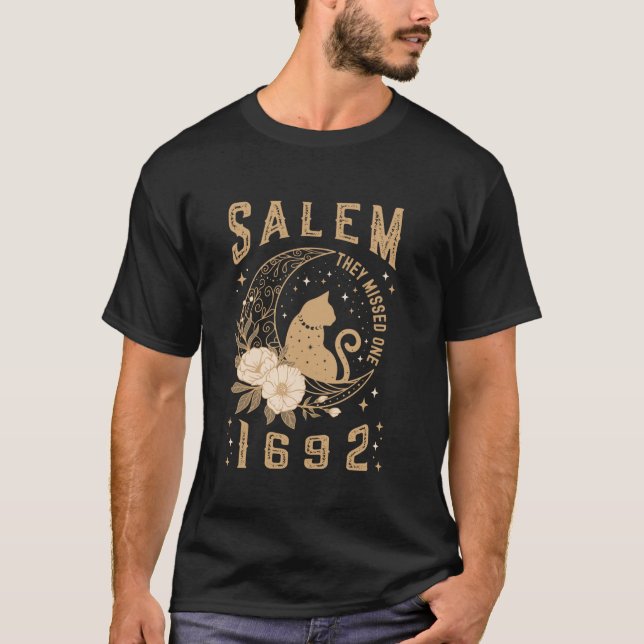 1692 They Missed One Shirt Salem Witch Trials Blac (Front)