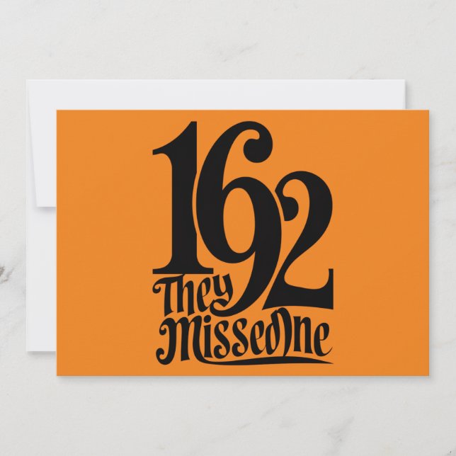 1692 They Missed One Witch Halloween Spooky Season Invitation (Front)