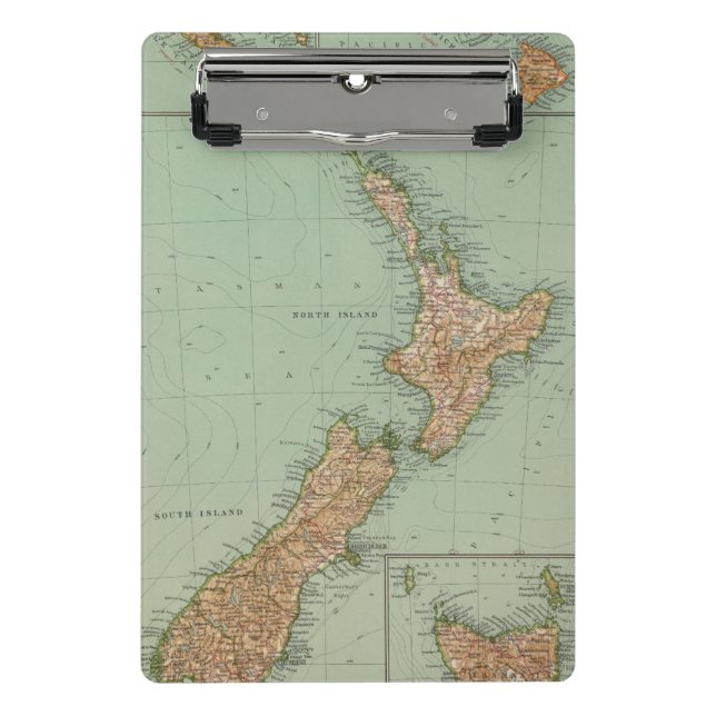 169 New Zealand, Hawaii, Tasmania Mini Clipboard (Front)