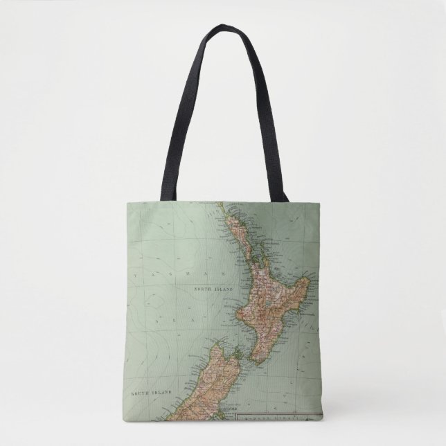 169 New Zealand, Hawaii, Tasmania Tote Bag (Front)