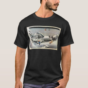 16. 蒲原宿, 広重 Kanbara-juku, Hiroshige, Ukiyo-e T-Shirt