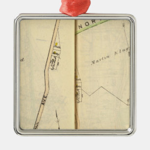 16-17 White Plains Metal Ornament