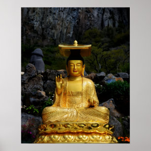 16×20 Golden Buddha Jeju-do Korea Photo Print