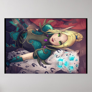 16.5" x 11" Gigi & Frostbite Poster