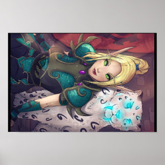 16.5" x 11" Gigi & Frostbite Poster
