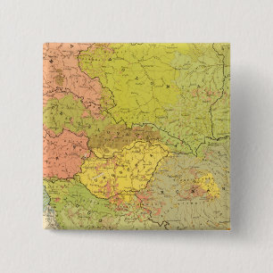 16 a European ethnographic 15 Cm Square Badge