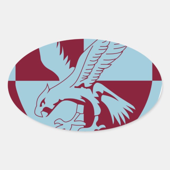 16 Air Assault Brigade Oval Sticker (Front)