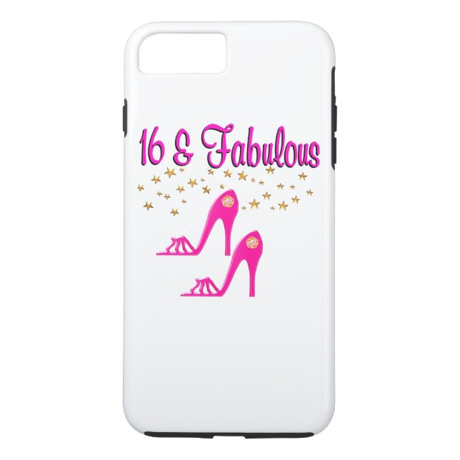 16 AND FABULOUS 16TH BIRTHDAY DESIGN Case-Mate iPhone CASE (Back)