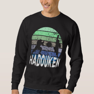 16 bit Retro HADOUKEN Fighter 4 Sweatshirt