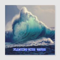 16.Blue ocean waves,ocean lovers gifts vintage