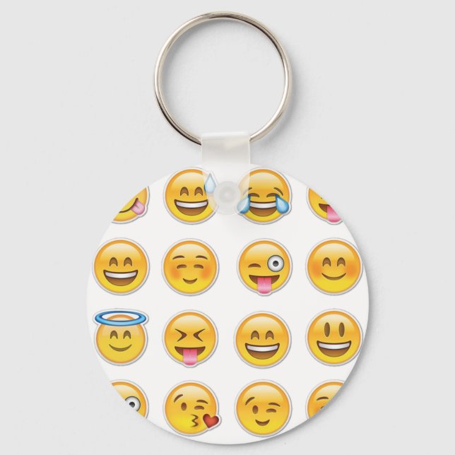 16 Emoji Key Ring (Front)