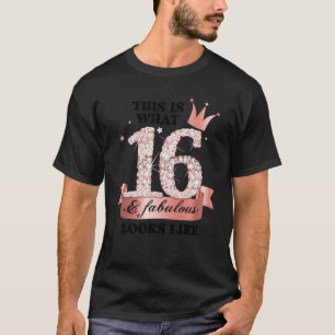 16 & Fabulous I Rose And White Party Group Candid T-Shirt