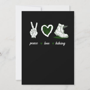 16.Hiking Peace Love Hiking Heart Save The Date