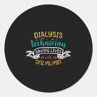 16.Kidney Disease Awarenress Kindey Cancer Classic Round Sticker
